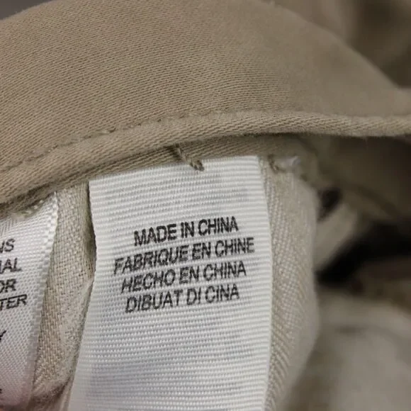 Lucky Brand 121 Heritage Slim Fit Pants Mens 29x32 Khaki Cotton - Picture 8 of 10